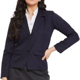 rawwarry Women Solid Single Breasted Formal Blazer-picture-26