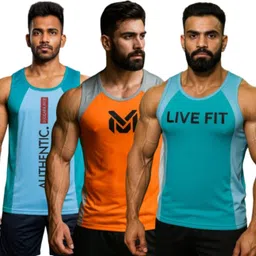 dashzone Pack of 3 Men Vest image 1