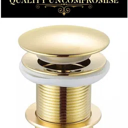 kyari - Premium GOLD Pop - Up Waste Coupling For Wash Basin Cartridge Faucet-picture-14