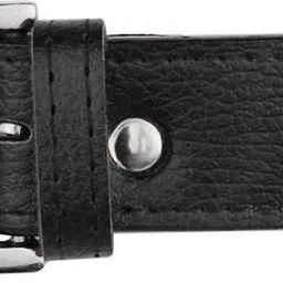 zeta Men Casual, Party, Formal, Evening Black Synthetic Belt image 3