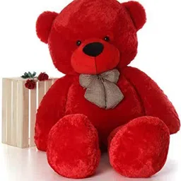 Lovely teddy bear RED color - 60.9 cm-image-0