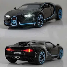 jrclub 1:32 Scale Die-cast Metal Model Black Lykan Hypersport Sport Pull Back Car Toy-picture-30