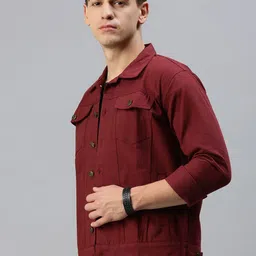 voxati Men Solid Denim Jacket image 4