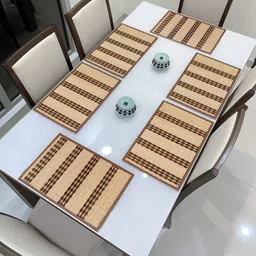 hokipo Rectangular Pack of 6 Table Placemat image 2