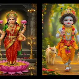 shyam photo framing Religious Photo Frame, coated Lamination Religious Frame-picture-35