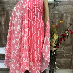 krishna boutique Unstitched Pure Cotton Salwar Suit Material Printed-picture-13