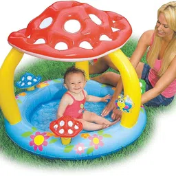 tiny tales Mushroom (IND*11) Baby Pool Swimming Pool Portable Pool Inflatable Swimming Pool-picture-19