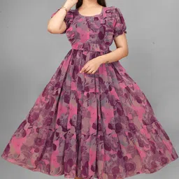 rosasignora Women Maxi Pink Knee Length Dress-picture-19