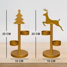 al zayan handicrfts Iron 2 - Cup Tealight Holder image 3