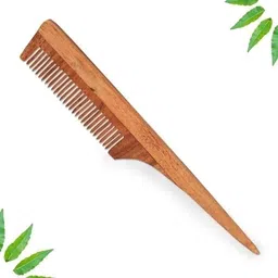 averx Kacchi Neem Wood Comb - Natural Haircare Infused with Neem Oil & Herbal Extracts image 4