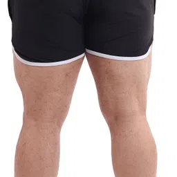 adaaistic sports Solid Men Black Basic Shorts, Sports Shorts, Casual Shorts, Running Shorts, Cycling Shorts image 2