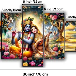 sndart Radha Krishna Home Decoration Items For Gift Items image 2