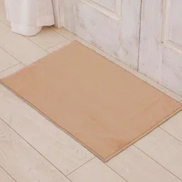 Ariana Beige Rectangular Microfiber Anti-Skid 1000 GSM Bath Rug-picture-28