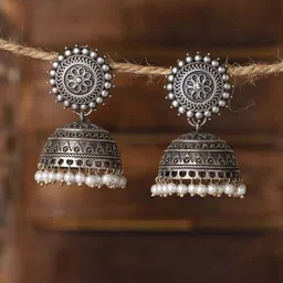 VENI Contemporary Jhumkas Earrings-picture-35