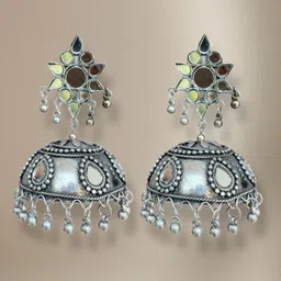 UnfoldSelf Contemporary Jhumkas Earrings-picture-20