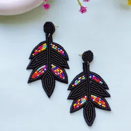 Crunchy Fashion Artificial Beads Fabric Drop Earrings-picture-17