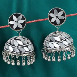 PRIVIU Dome Shaped Jhumkas Earrings image 1