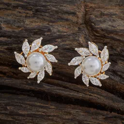 Kushal's Fashion Jewellery Geometric Studs Earrings-image-60