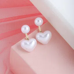 BEWITCHED Gold-Plated Heart Shaped Drop Earrings-picture-30