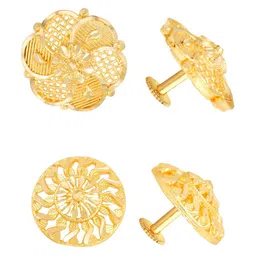 Vighnaharta Floral Studs Earrings-picture-13