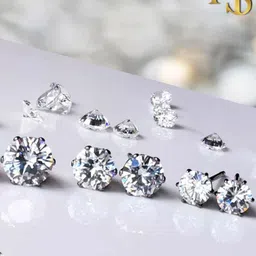 HighSpark Cubic Zirconia Contemporary Studs-picture-14