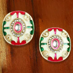 OOMPH Square Studs Earrings-picture-38