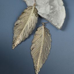 SOHI Gold-Plated Contemporary Drop Earrings-picture-16