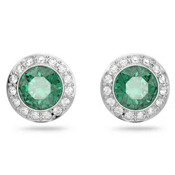SWAROVSKI ANGELIC:PE RND STUD EMRD/CRY/RHS-picture-34
