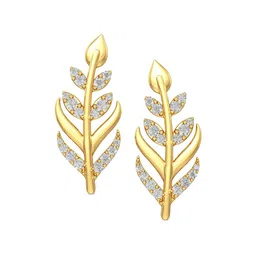 Joyalukkas 22KT Gold & Stone Studded Earrings-picture-12
