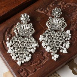 TEEJH Classic Chandbalis Earrings-picture-13