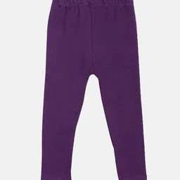 Kryptic Infant Girls Purple Solid Pure Cotton Leggings-picture-15