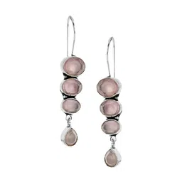 EL REGALO Pink Floral Drop Earrings-picture-10