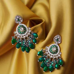 Kalakrith Milano Leaf Shaped Drop Earrings image 1
