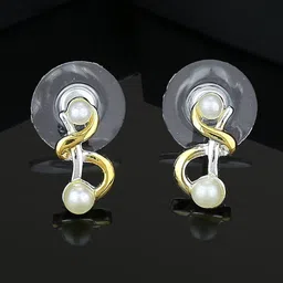 Estele Gold-Plated Classic Drop Earrings-picture-15