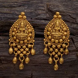 Kushal's Fashion Jewellery Antique Drop Earrings-picture-13