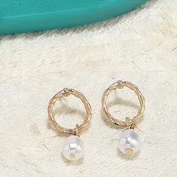 AMI Gold-Toned Contemporary Drop Earring-picture-36