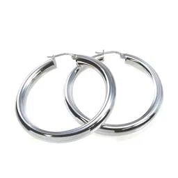 KARISHMA KREATIONS Stainless Steel Contemporary Hoop Earrings-picture-35