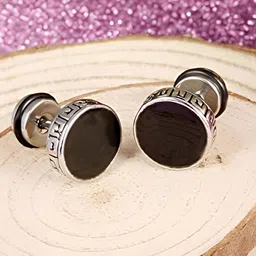 KARISHMA KREATIONS Silver-Plated Contemporary Hoop Earrings-picture-25