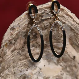 Maansh Contemporary Half Hoop Earrings-picture-26