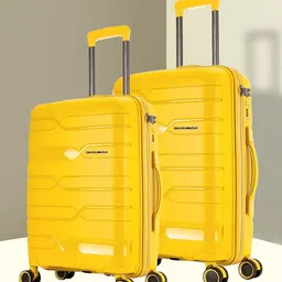 Nasher Miles Set Of 2 Hard-Sided Polypropylene Trolley Bags image 1