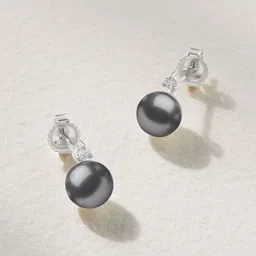 MINUTIAE Silver-Plated Contemporary Stud Earrings-picture-11