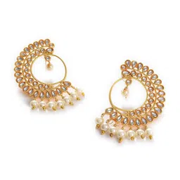 SOHI Gold-Toned Kundan Earrings image 2