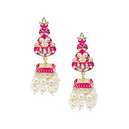 OOMPH Dome Shaped Jhumkas Earrings image 3