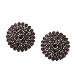 VENI Silver-Plated Classic Studs Earrings image 2