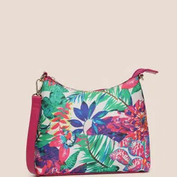 Sangria Floral Printed Shoulder Bag image 2