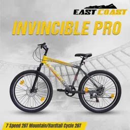 east coast INVINCIBLE PRO 7 SPEED Mountain/Hardtail Cycle 26 T (inch) Mountain Cycle-picture-19