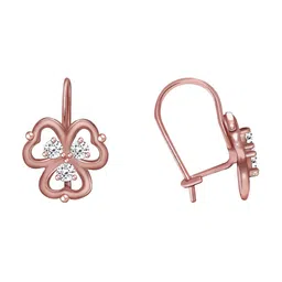 GIVA 925 Sterling Silver Rose Gold-Plated Earrings image 2