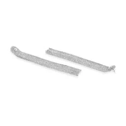 Rubans Voguish Silver-Plated Teardrop Shaped Drop Earrings image 3