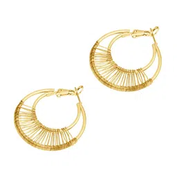 Accessorize Wrapped Circular Hoop Earrings image 5