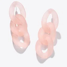 DressBerry Pink Contemporary Drop Earrings image 2